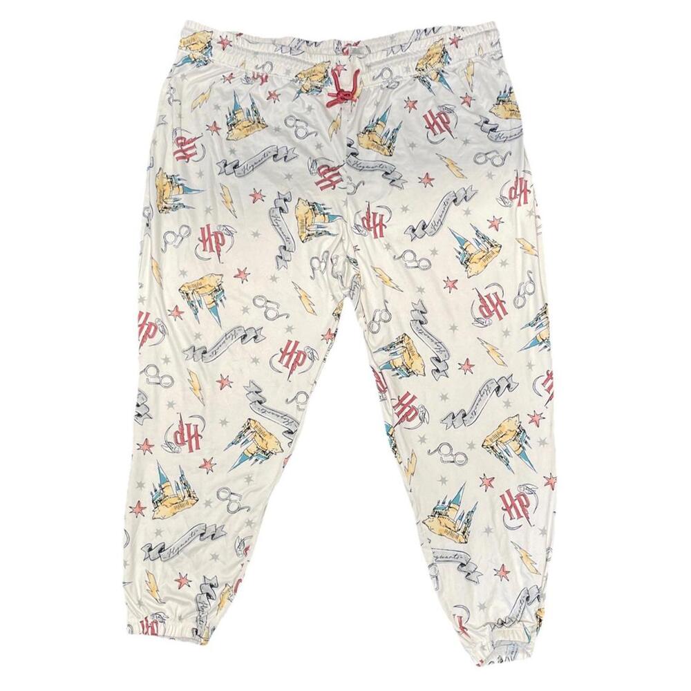 Harry Potter Hogwarts Wizarding World Soft Pajama Pants Sx 3X Wizard Sleep Wear